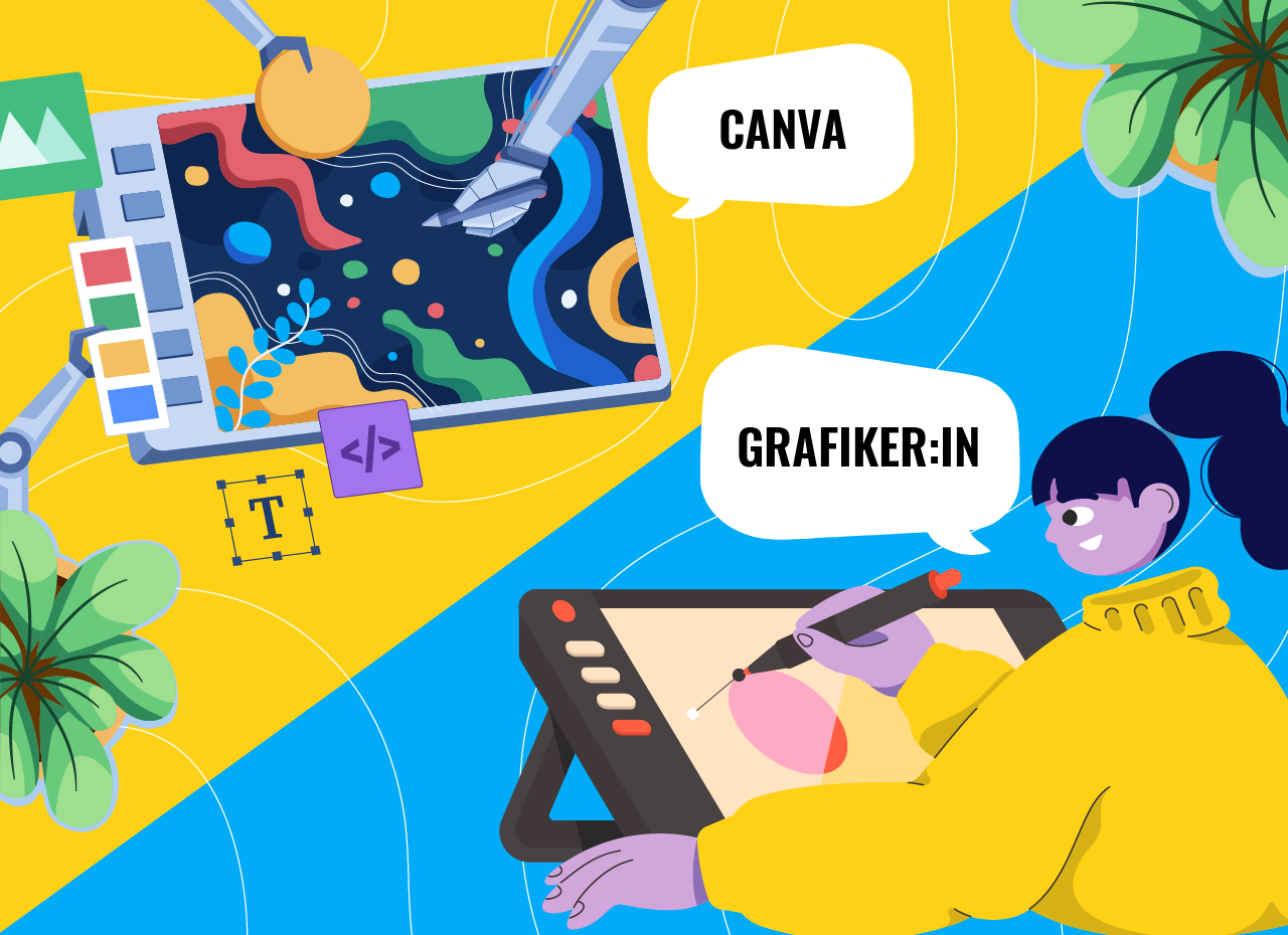 Canva vs. Grafikdesigner:inn